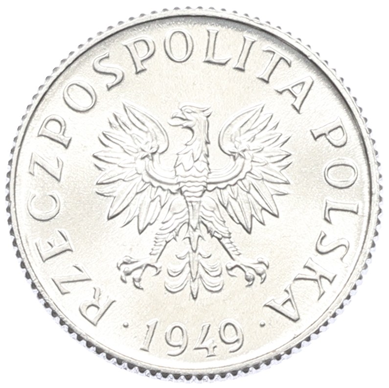 1 грош 1949 года Польша — Фото №1