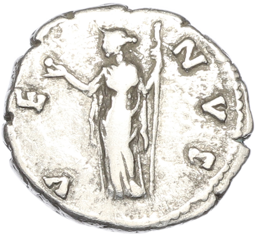 Денарий 161-175 года Римская Империя — Фаустина Младшая — Фото №2