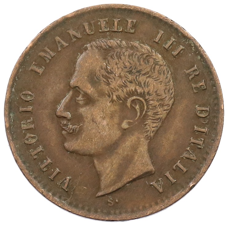 2 чентезимо 1906 года Италия — Фото №2