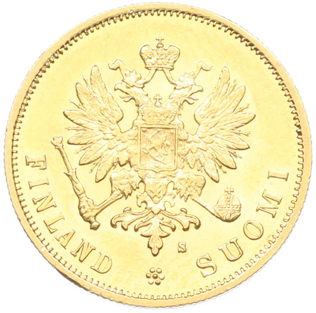 10 марок 1881 года Русская Финляндия — Фото №2