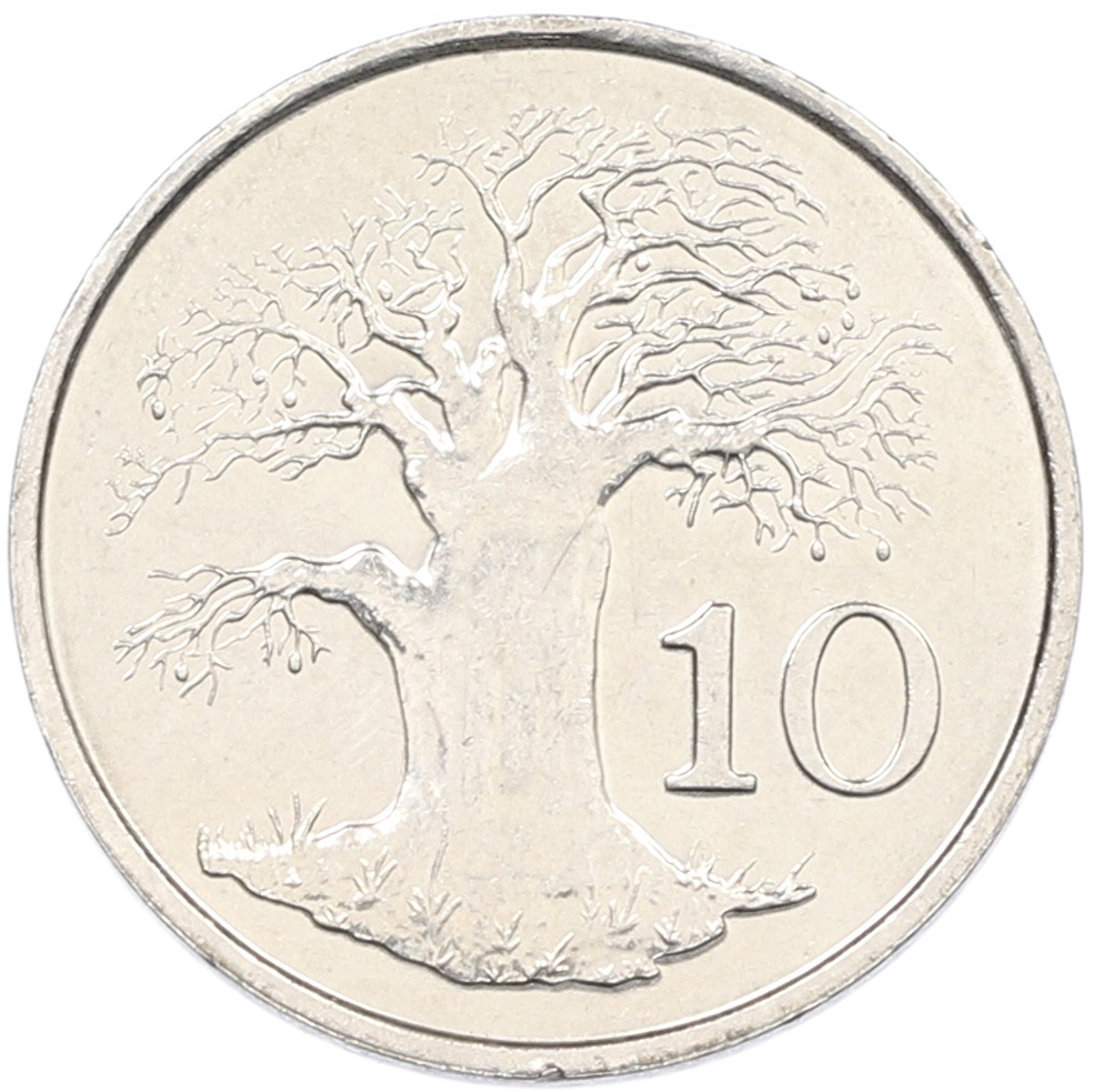 10 центов 1999 года Зимбабве — Фото №1