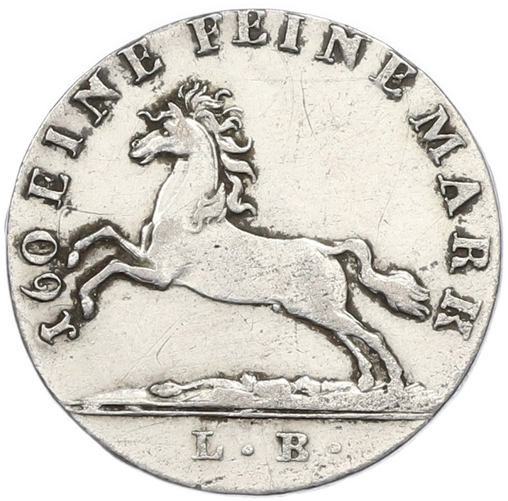 3 мариенгроша 1820 года Ганновер — Фото №2