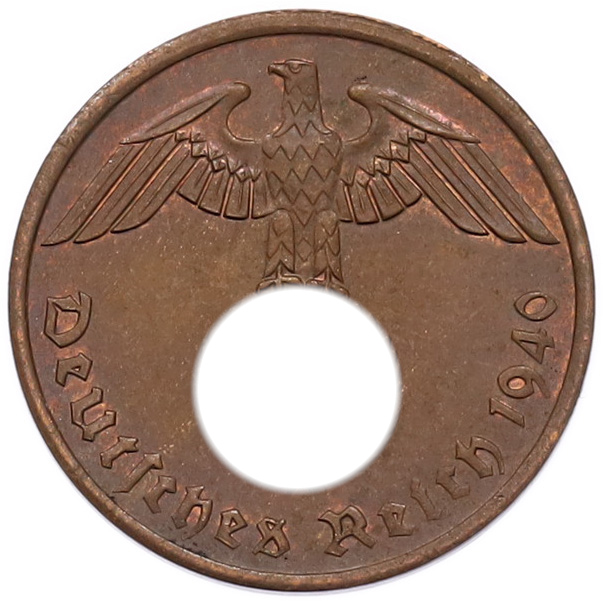2 рейхспфеннига 1940 года A Германия — Фото №1