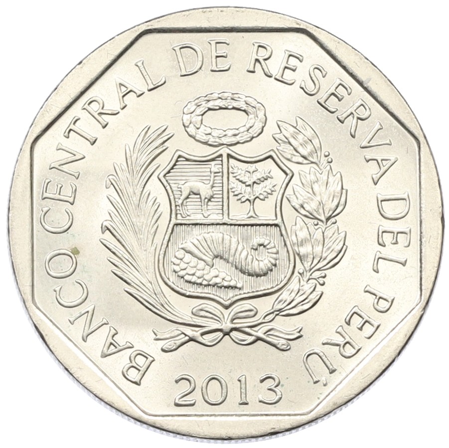 1 новый соль 2013 года Перу «Природные ресурсы Перу — Перуанский анчоус» — Фото №2