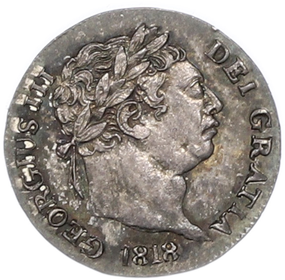 1 пенни 1818 года Великобритания (Георг III) — Фото №2