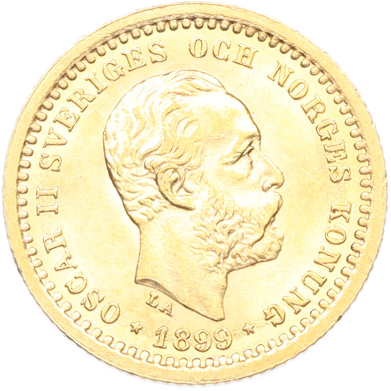5 крон 1899 года Швеция — Фото №2