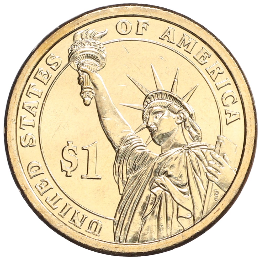 1 доллар 2007 года P США «1-й президент США Джордж Вашингтон» — Фото №2