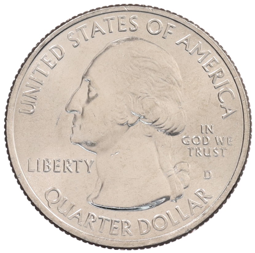1/4 доллара (25 центов) 2020 года D США «Национальные парки — №54 Исторический парк Марш-Биллингс-Рокфеллер» — Фото №2