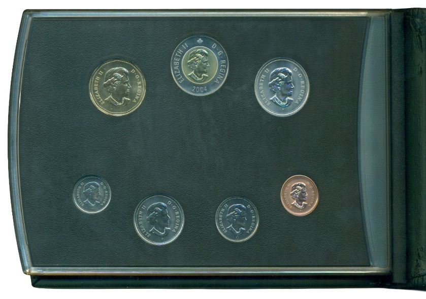 Годовой набор из 7 монет 2004 года Канада — Фото №2