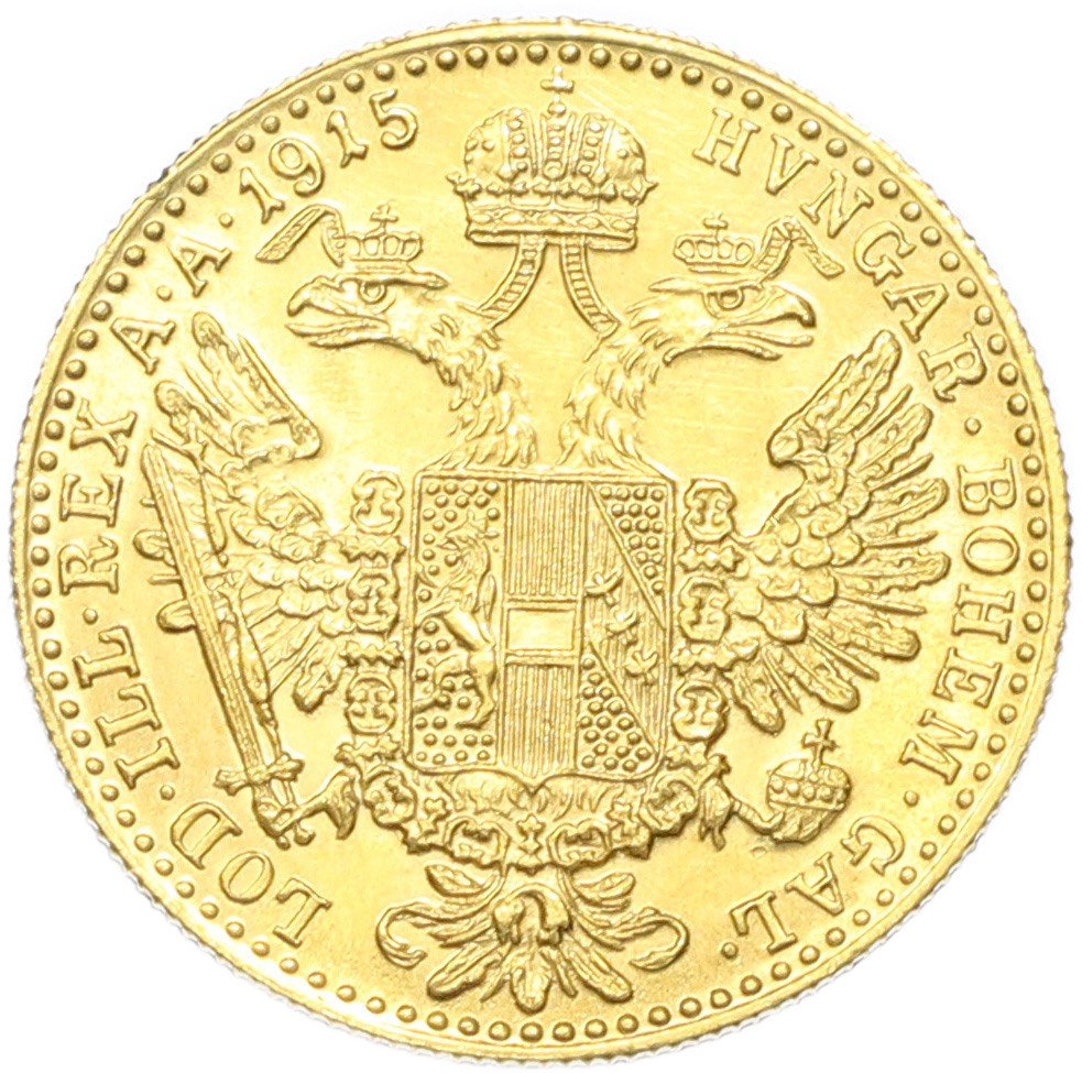 1 дукат 1915 года Австрия (Рестрайк) — Фото №1