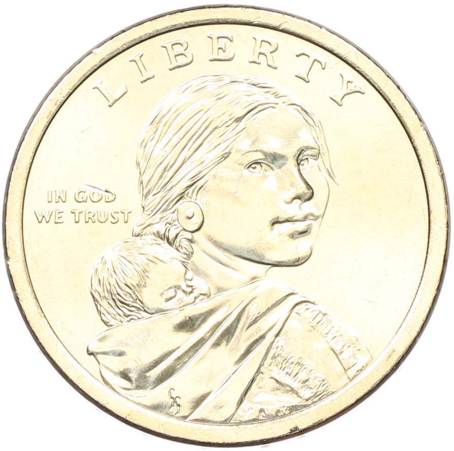 1 доллар 2026 года (P) США «Коренные Американцы (Сакагавея) — Полли Купер» — Фото №2