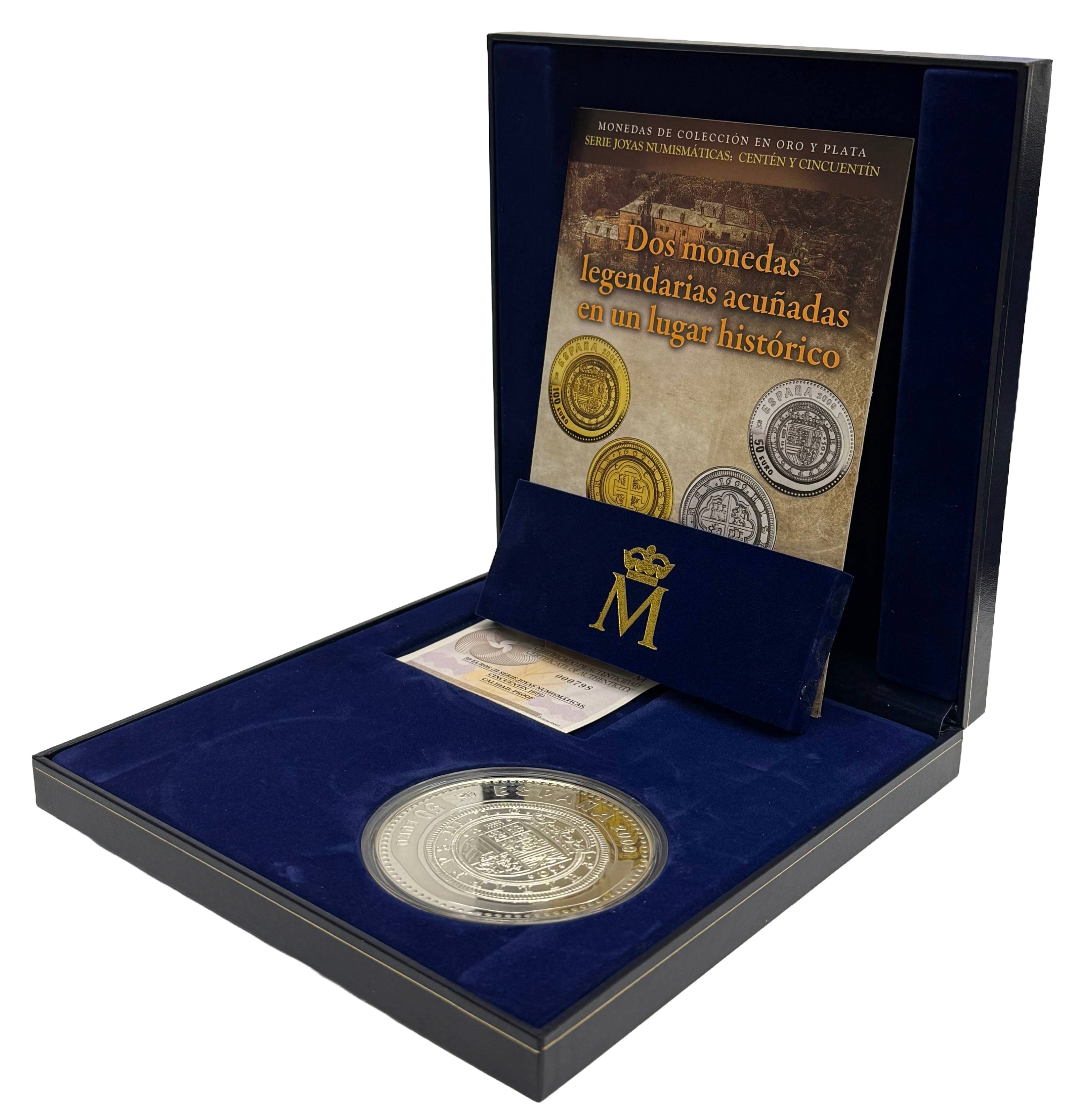 50 евро 2009 года Испания «Сокровища нумизматики — 50 реалов Филиппа III 1609 года» — Фото №3