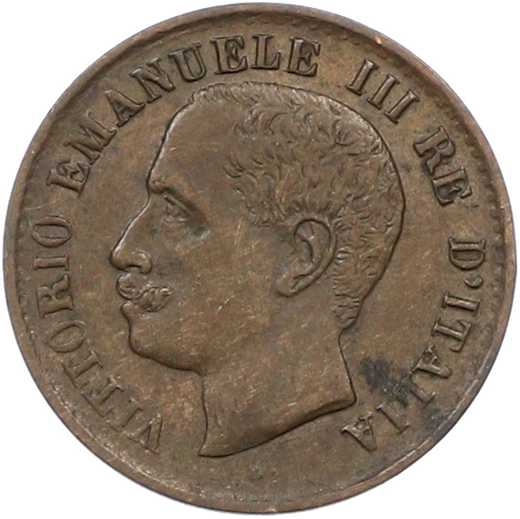 1 чентезимо 1904 года Италия — Фото №2