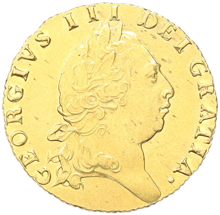 1 гинея 1793 года Великобритания (Георг III) — Фото №1
