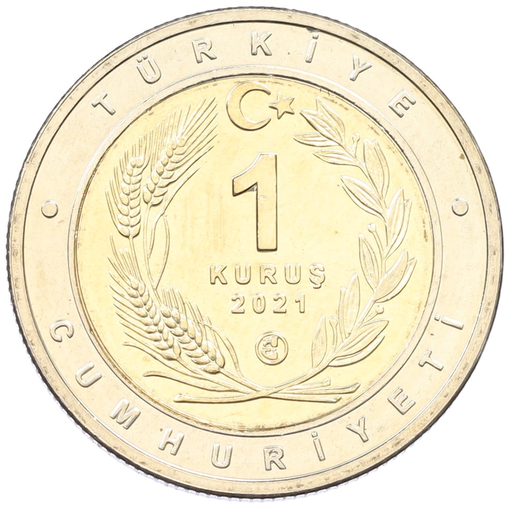 1 куруш 2021 года Турция «Фауна Турции — Каталбурун» — Фото №2