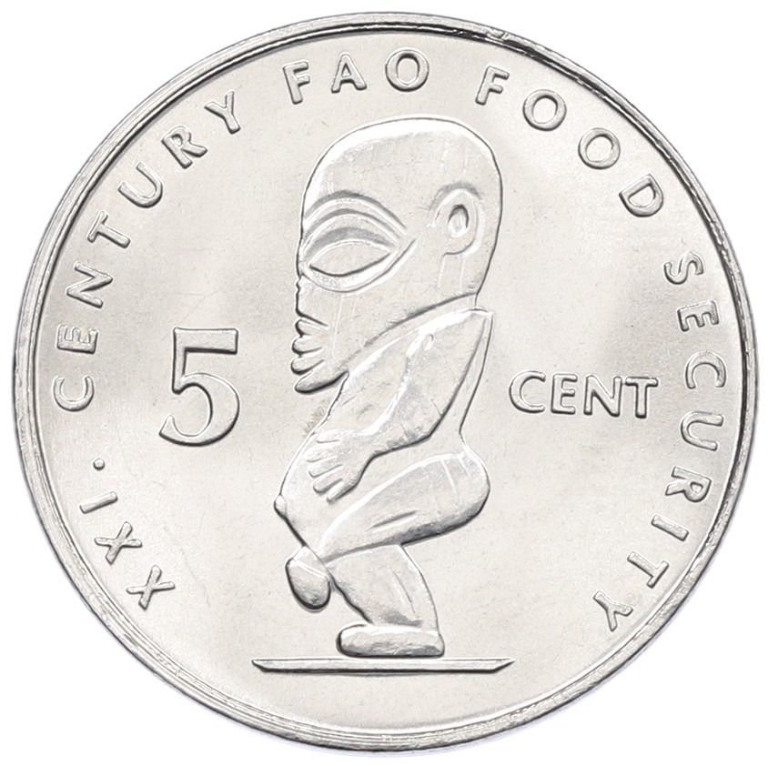 5 центов 2000 года Острова Кука «ФАО» — Фото №1