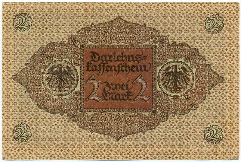 2 марки 1920 года Германия — Фото №2