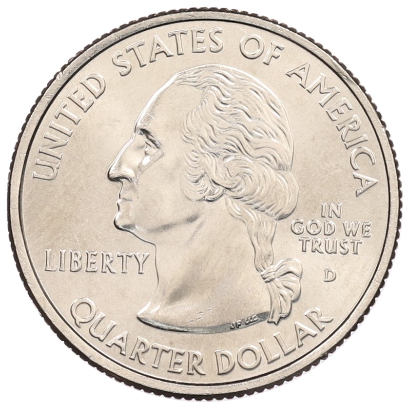 1/4 доллара (25 центов) 2002 года D США «Штаты и территории — Огайо» — Фото №2