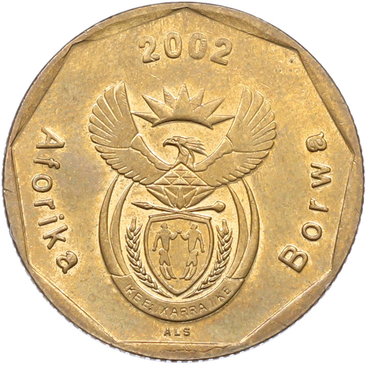50 центов 2002 года ЮАР «10 лет использованию прозвища Бафана Бафана Сборной ЮАР по футболу» — Фото №2