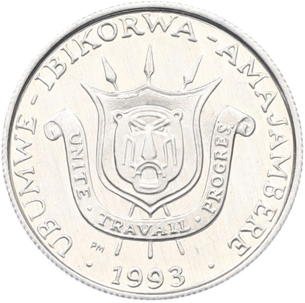 1 франк 1993 года Бурунди — Фото №1