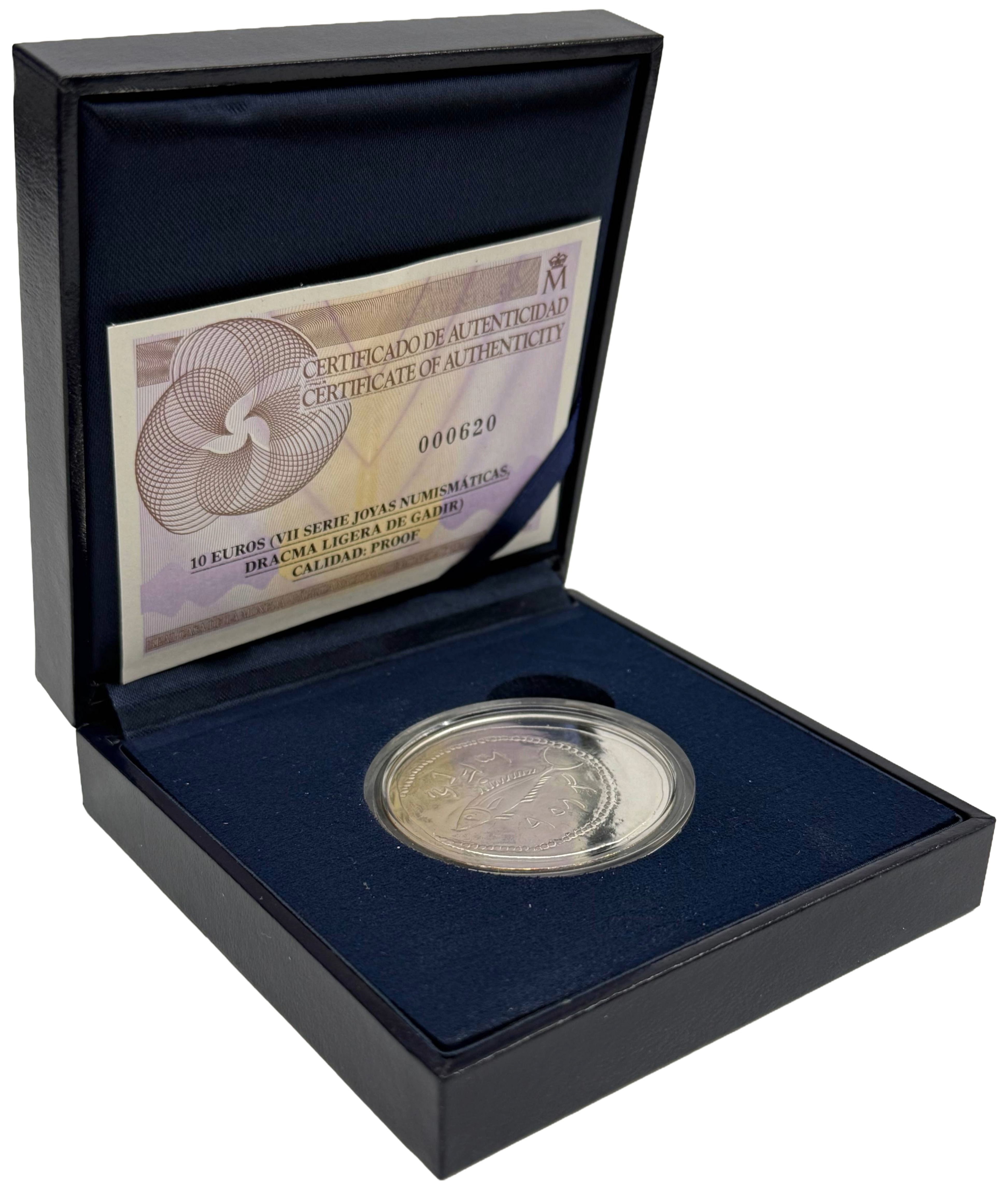 10 евро 2016 года Испания «Нумизматические украшения — Драхма из Гадира» — Фото №3