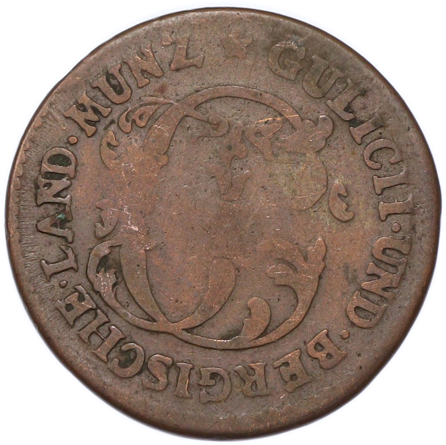 1/2 стюбера 1783 года Юлих-Берг — Фото №2