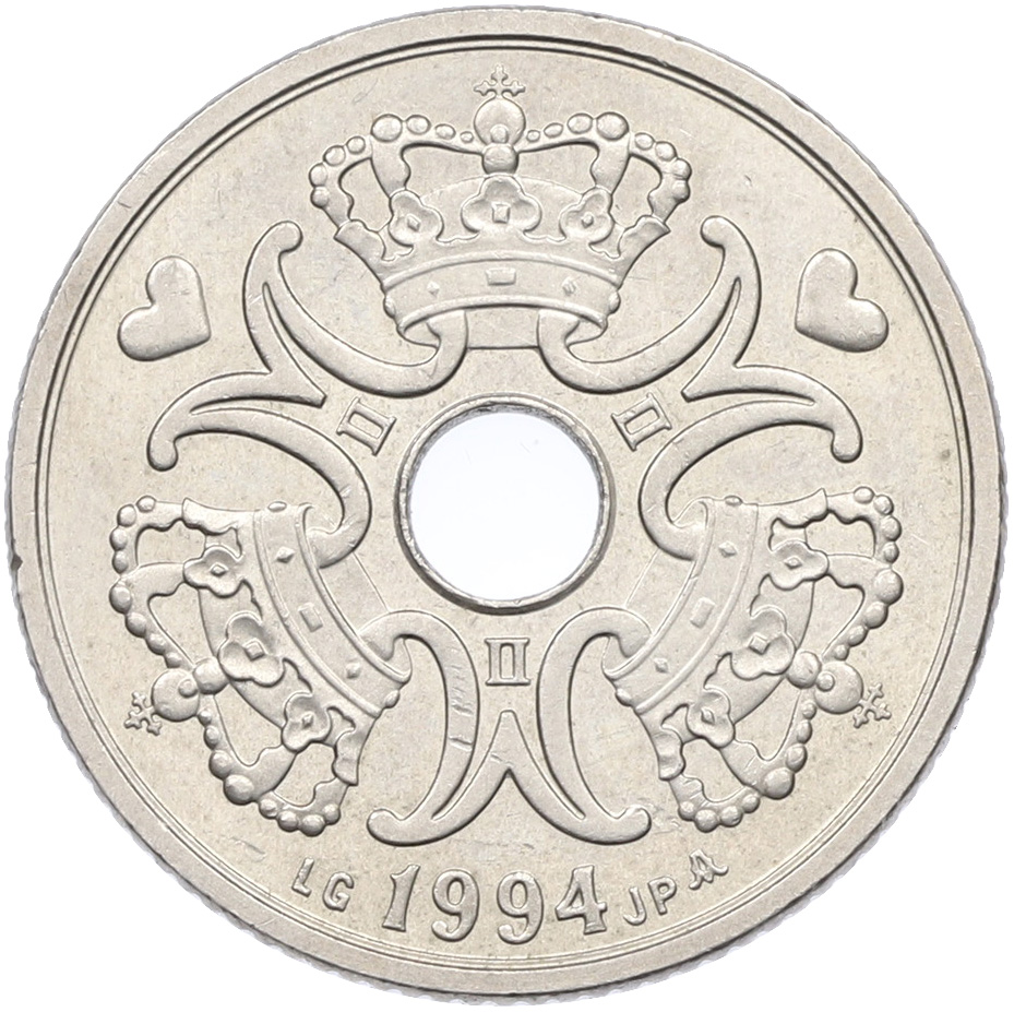 5 крон 1994 года Дания — Фото №1