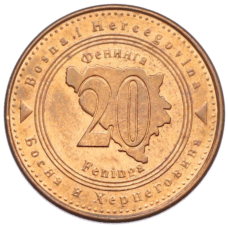 20 фенингов 2004 года Босния и Герцеговина — Фото №2