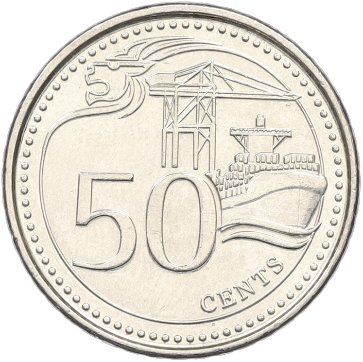 50 центов 2013 года Сингапур — Фото №1