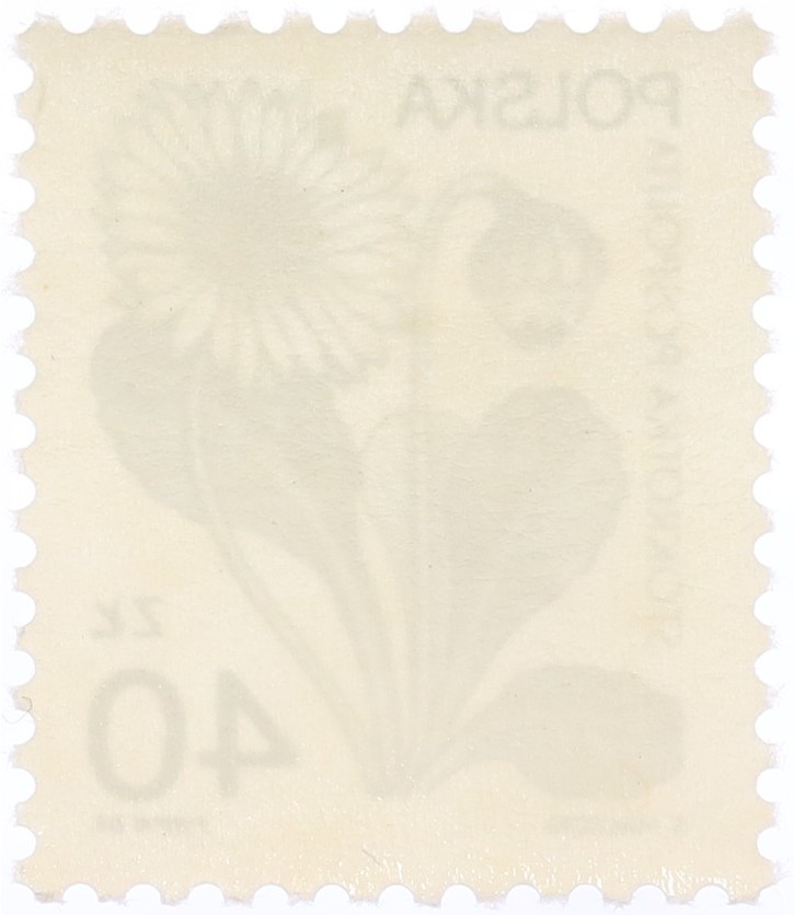 Почтовая марка 40 злотых 1989 года Польша — Фото №2