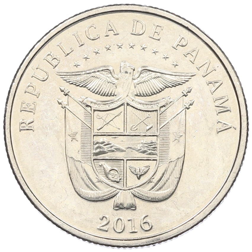 1/4 бальбоа 2016 года Панама «100 лет строительству Панамского канала — Расширение канала 2007-2016» — Фото №2