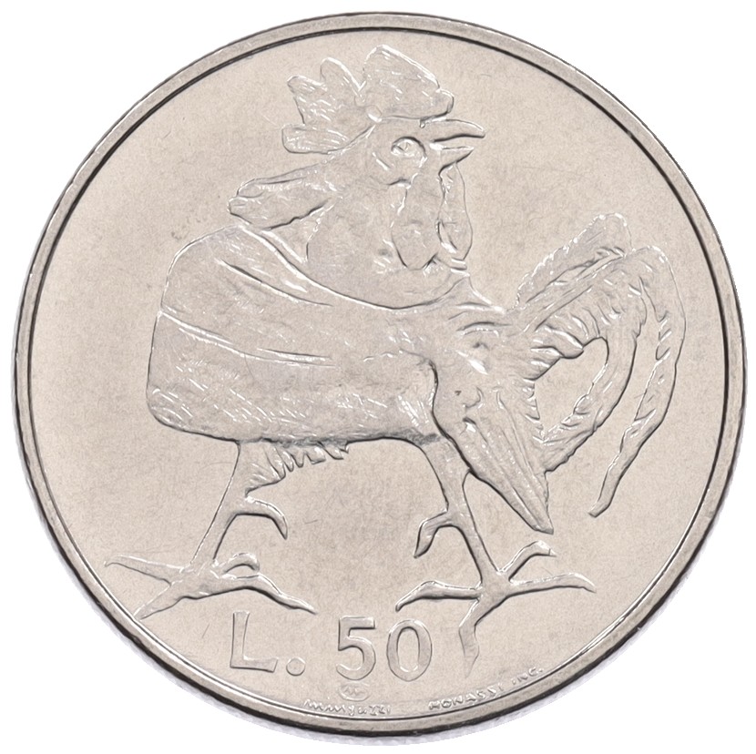 50 лир 1974 года Сан-Марино — Фото №1