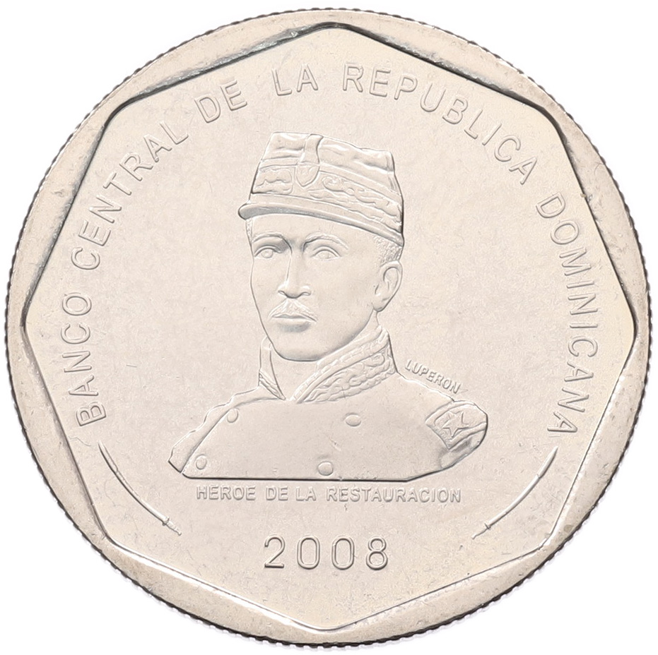 25 песо 2008 года Доминиканская республика — Фото №1