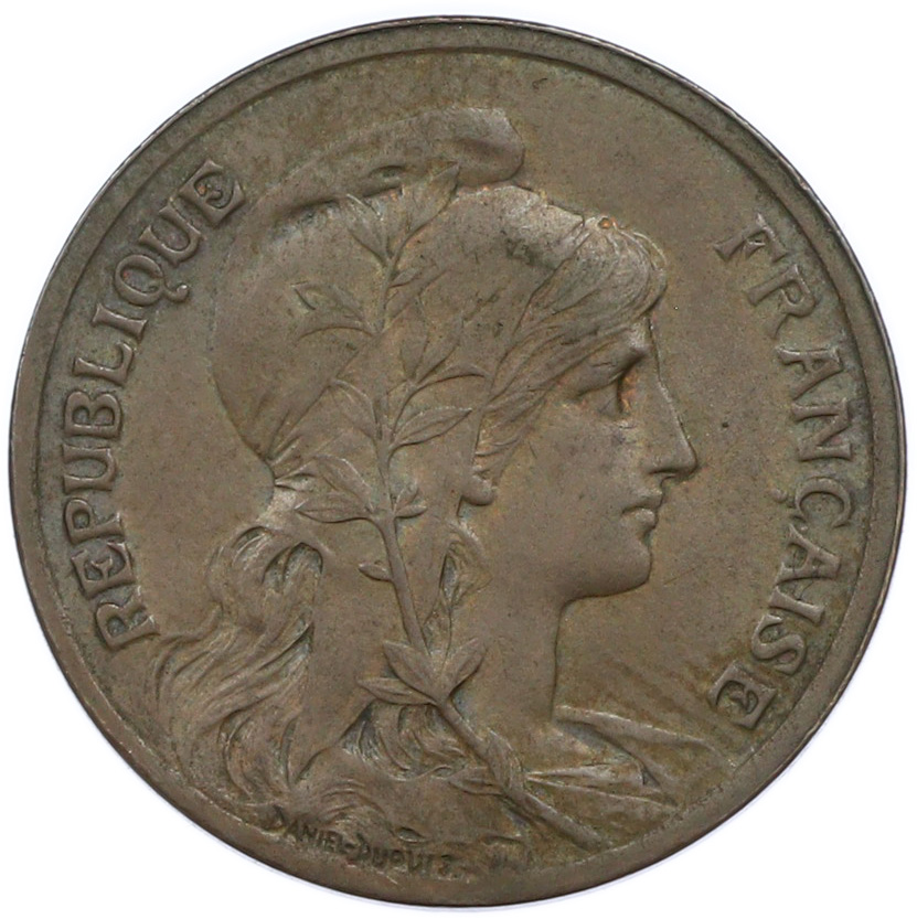 5 сантимов 1900 года Франция — Фото №2