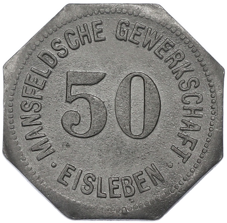 50 пфеннигов 1918 года Германия — город Айслебен (Нотгельд) — Фото №2