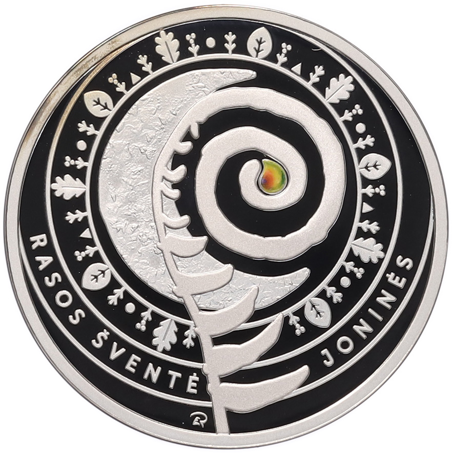 5 евро 2018 года Литва «Традиционные праздники Литвы — Иван Купала» — Фото №1