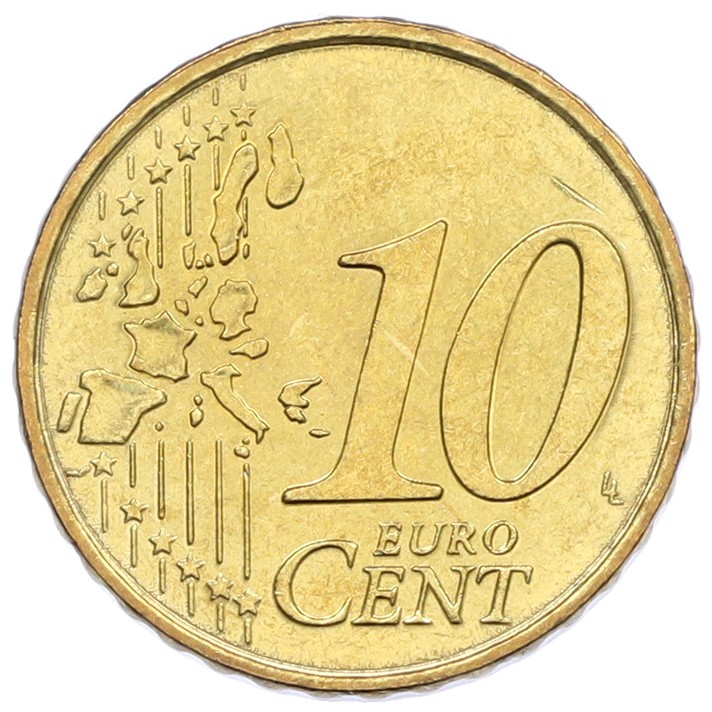 10 евроцентов 2001 года Монако — Фото №2