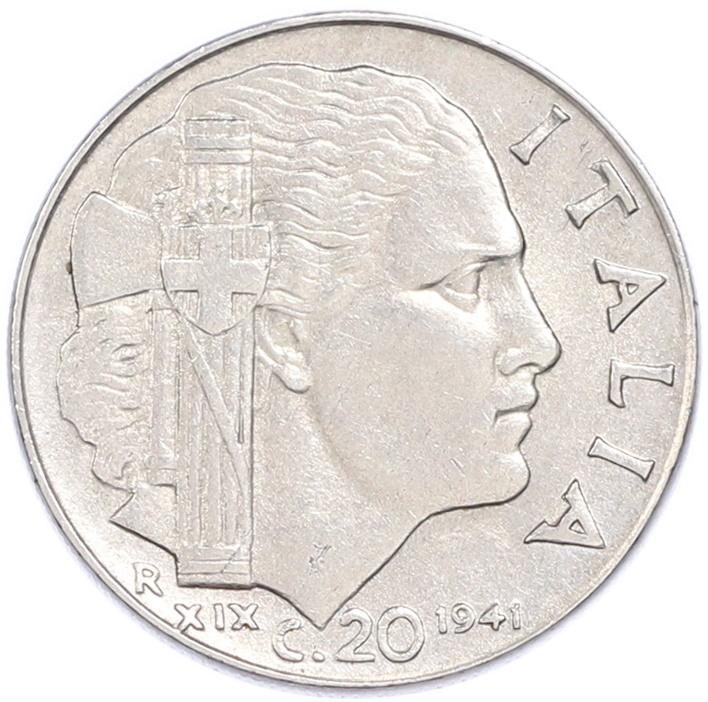 20 чентезимо 1941 года Италия — Фото №1