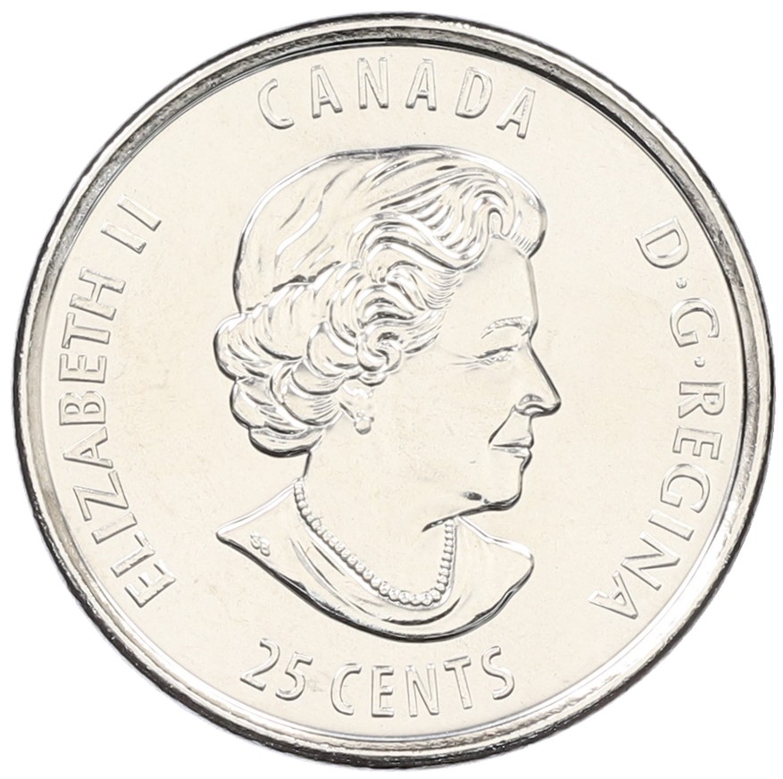 25 центов 2017 года Канада «125 лет Кубку Стенли» — Фото №2