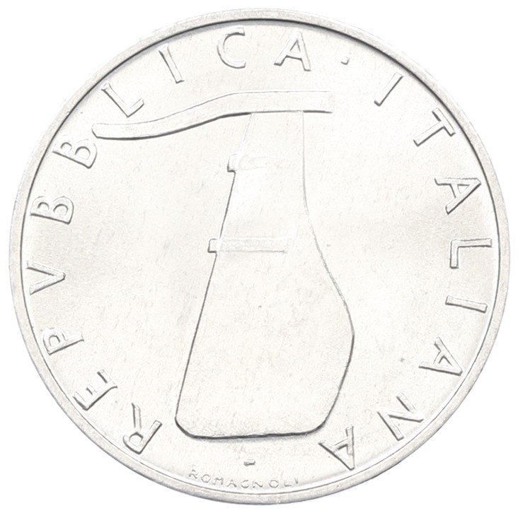 5 лир 1972 года Италия — Фото №2