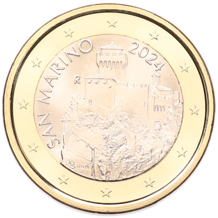 1 евро 2024 года Сан-Марино — Фото №1