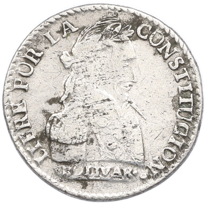 1 суэльдо 1830 года Боливия — Фото №2