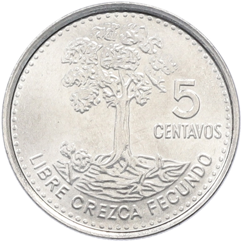 5 сентаво 2010 года Гватемала — Фото №1