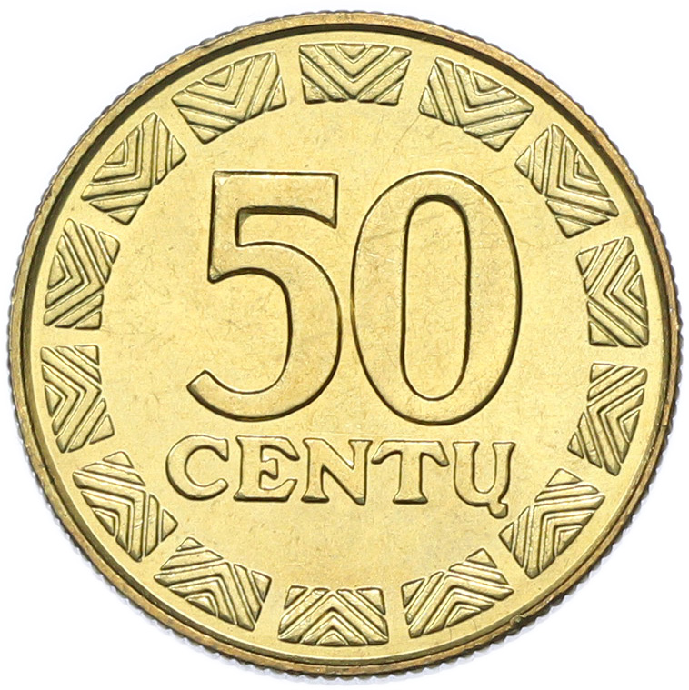 50 центов 1998 года Литва — Фото №2