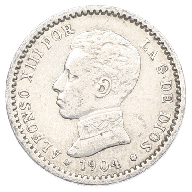 50 сентимо 1904 года Испания — Фото №1