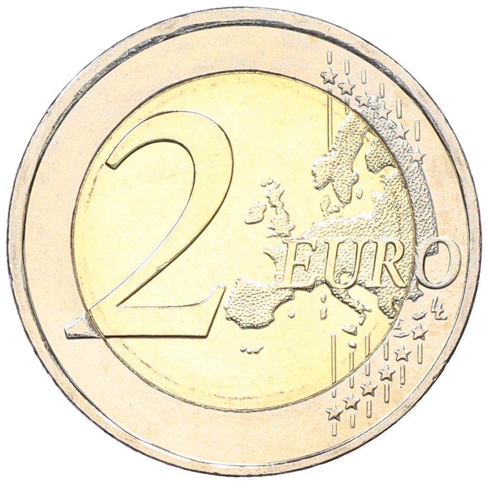 2 евро 2019 года Греция «150 лет со дня смерти Андреаса Калвоса» — Фото №2