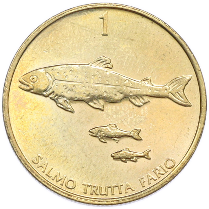 1 толар 1999 года Словения — Фото №2