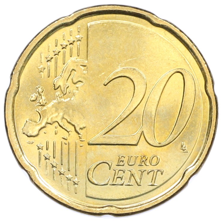 20 евроцентов 2011 года Греция — Фото №2