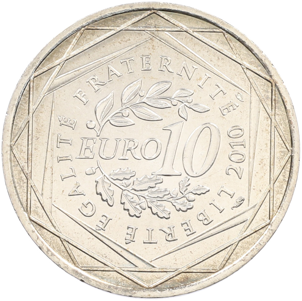 10 евро 2010 года Франция «Регионы Франции — Лимузен» — Фото №2