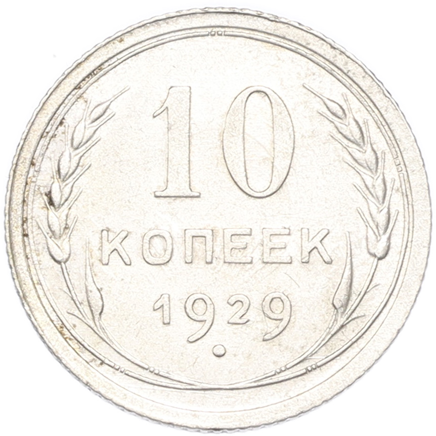 10 копеек 1929 года СССР — Фото №1